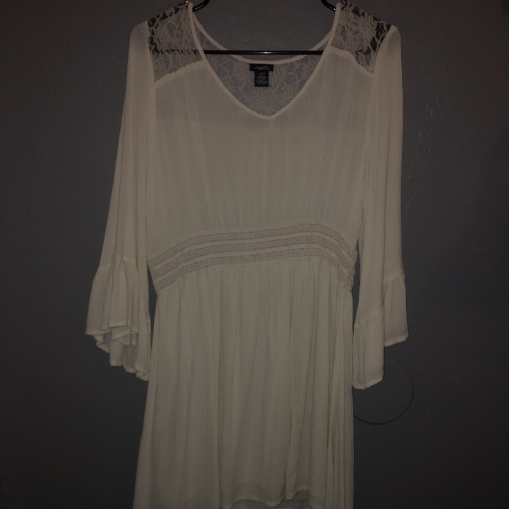 A white dress